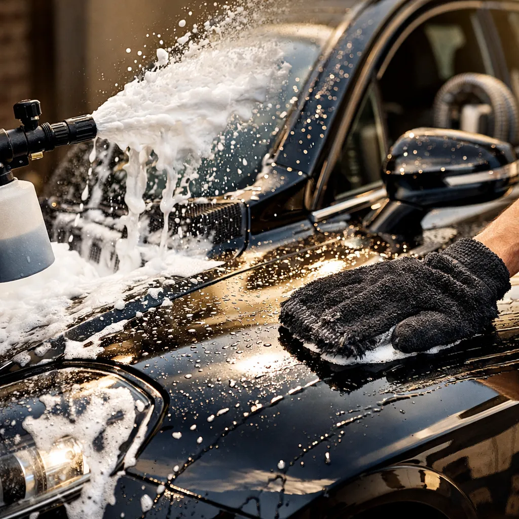 Nettoyage extérieur véhicule - lavage carrosserie auto Kernun