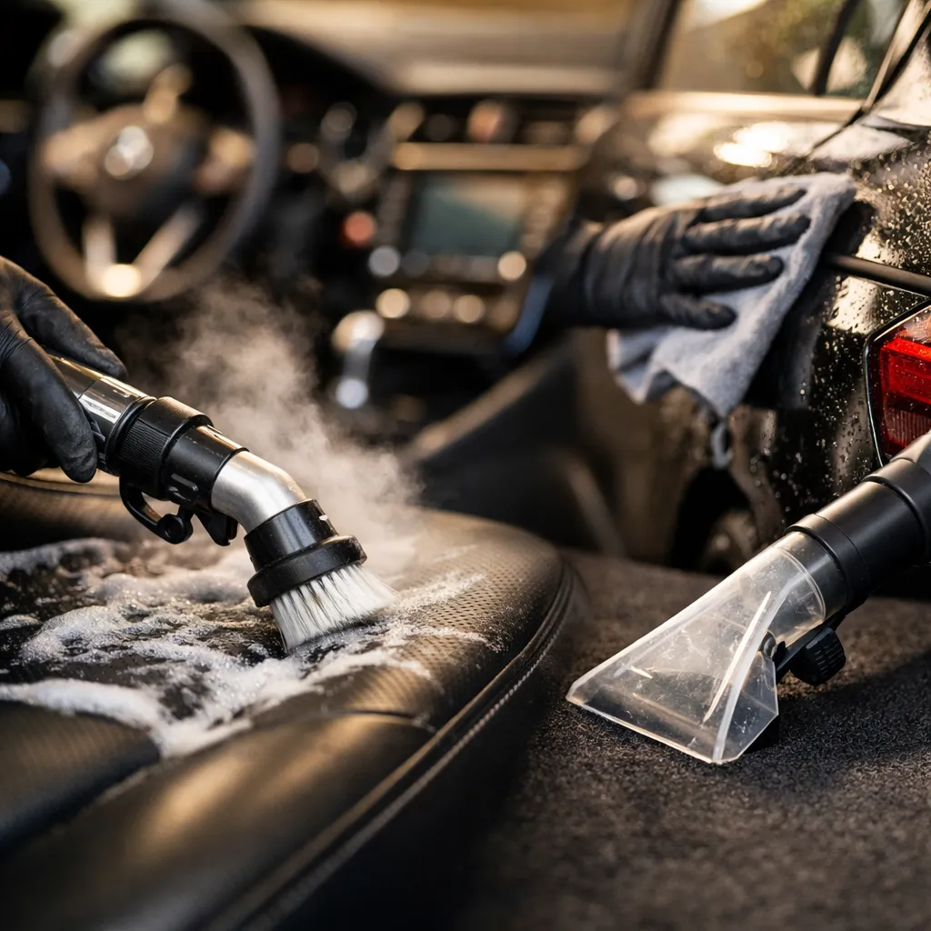 Nettoyage complet auto intérieur et extérieur dans le Morbihan